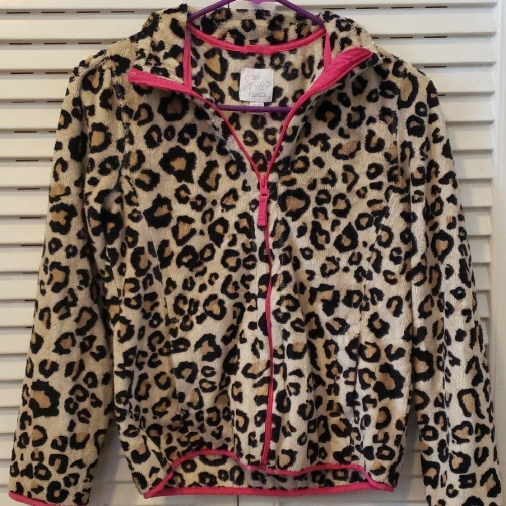 Children's Place Cheetah print sweatshit